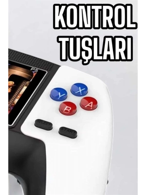 ® Gamepad 520 Retro Oyunlu Taşınabilir El Konsolu Atari