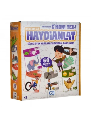 ® Games Haydi Anlat Eğitici Oyun Kartları 60 Kart 5080