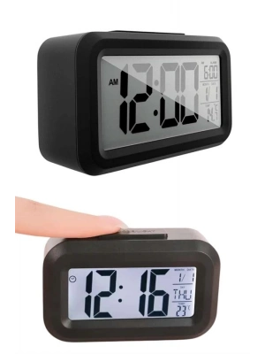 ® Gece Dijital Masa Saati Dijital Alarmlı Led Ekran Pilli Çalar Saat