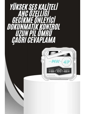 ® Gecikme Önleyici Oyuncu Kulaklığı Bluetooth Bağlantılı ANC Özelliği 5.0 Bluetooth