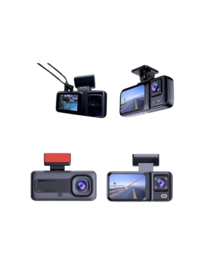 ® Geri Görüş Destekli Full HD Araç Kamerası – Gelişmiş 3 Kameralı Kayıt Çözümü