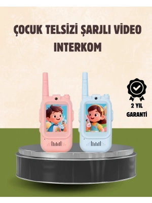 ® Görüntülü Walkie Talkie Çocuklar İçin Video İnterkomlu Oyuncak