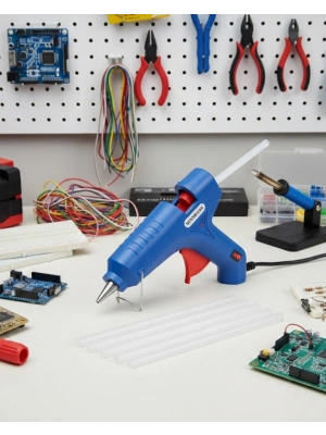 ® Güçlü Yapıştırma İçin 80 W Silikon Tabancası 11 mm Uyumlu 5 Adet Silikon