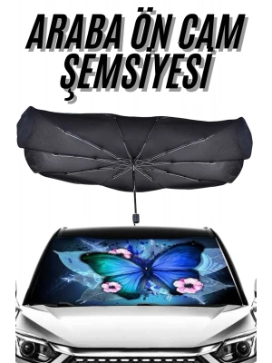 ® Güneş Önleyici Katlanabilir Oto Araba Güneşlik Şemsiye Tip Ön Cam