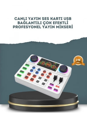 ® Gürültü Engelleme Özellikli Canlı Yayın Ses Kartı