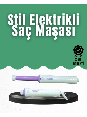 ® GW Taşınabilir Saç Maşası – 360° Döner Kablo, Negatif İyonlu Seramik Teknoloji