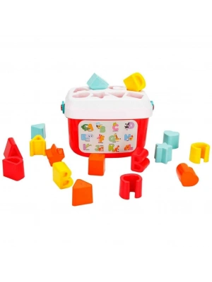 ® Harfler ve Şekiller Kovası 16 Parça