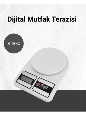 ® Hassas Ölçüm İçin Dijital Mutfak Tartısı – 10 Kg Kapasiteli