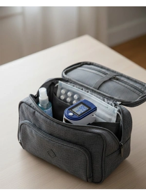 ® Hassas Ölçüm Sağlayan Parmak Ucu Oksimetresi Taşınabilir