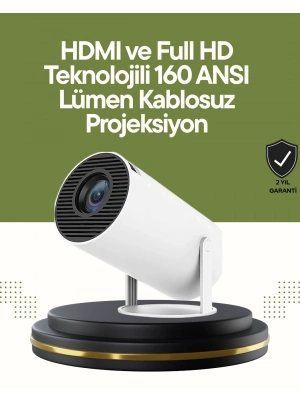 ® HDMI ve USB Girişli Uzun Ömürlü Ampullü Projeksiyon
