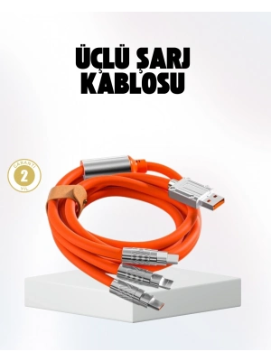 ® Hızlı Şarj Uyumlu Şarj Kablosu – Esnek Yapı, Güçlü Bağlantı, Yüksek Performans