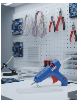 ® Hobi ve Tamir İşleri İçin 60 W Silikon Tabancası 11 mm 5 Silikon Hediyeli