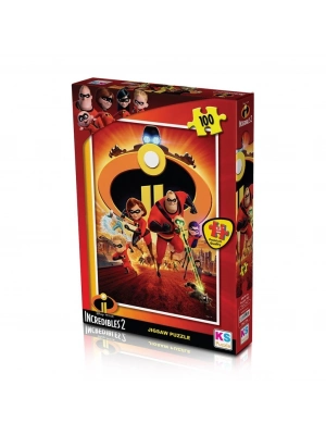 ® INC714  Incredibles / 100 Parça Puzzle
