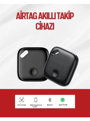 ® iOS Uyumlu Smart Tag | Uzun Pil Ömrü | Bul Uygulaması ile Entegre Akıllı Takip Cihazı