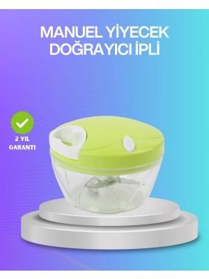 ® İpli Manuel Doğrayıcı Paslanmaz Çelik Bıçaklı