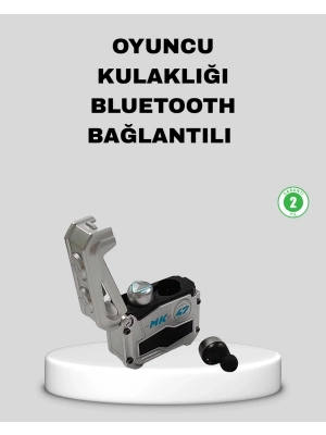 ® IPX5 Su Geçirmez Kablosuz Bluetooth Kulaklık – Powerbank Şarj Kutulu, Düşük Gecikmeli Oyun Modu