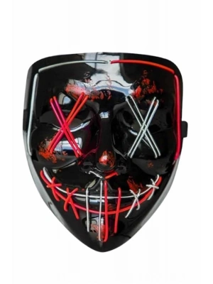 ® Işıklı Led Maske Parti Eğlence Maskesi Hallowen Neon Maske