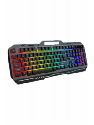 ® Işıklı Oyuncu Q Klavye Mouse Seti Siyah Gaming Oyuncu Klavye