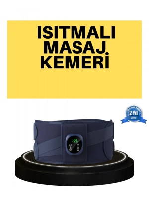 ® Dijital Ekranlı Isıtmalı Masaj Kemeri Bel Çevresi 100 cm Altı İçin Uygun