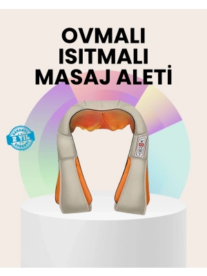 ® Isıtmalı Ovmalı Masaj Aleti Kas Gevşetici ve Kan Dolaşımı Düzenleyici
