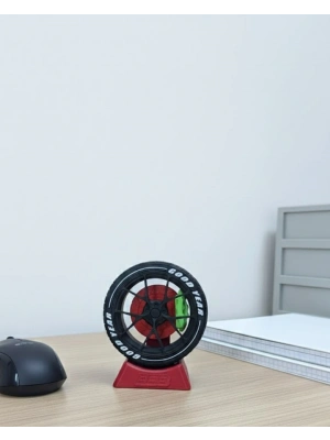 ® Jant Tasarımlı Masa Üstü Ofis Dekoru Spor Tasarım Aksesuar