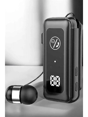 ® Kablolu Makaralı Bluetooth Kulaklık Uzun Pil Ömrü Dijital Göstergeli
