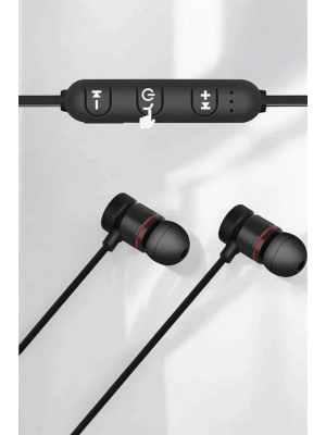 ® Kablolu Mıknatıslı Sport Kulaklık Bluetooth Bağlantılı