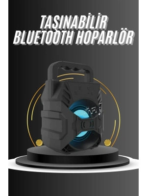 ® Kablosuz Bluetooth Hoparlör Ses Bombası RGB Işıklı Taşınabilir Yüksek Ses Kaliteli