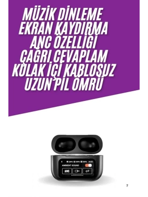 ® Kablosuz Bluetooth Kulaklık Pro Yeni Nesil Dokunmatik Kontrol