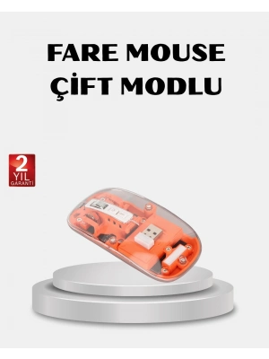 ® Kablosuz Çift Modlu Mouse – Bluetooth 5.0 + 2.4GHz