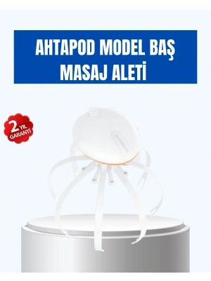 ® Kablosuz Kafa ve Boyun Masaj Aleti Akıllı Kapanmalı Derin Rahatlama