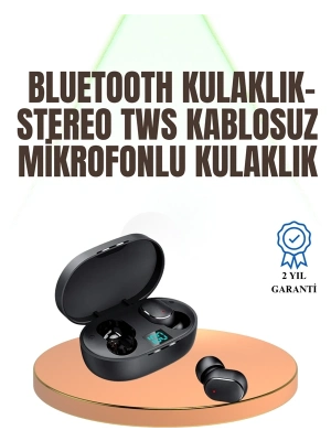 ® Kablosuz Kulak İçi Bluetooth Kulaklık Stereo Dokunmatik Kontrollü Kulaklık