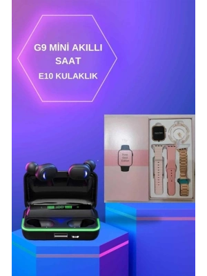 ® Kadınlara Özel Bileklik Hediyeli Akıllı Saat ve Dijital Göstergeli ANC Özellikli Bluetooth Kulaklık