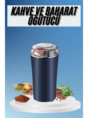 ® Kahve ve Baharat Öğütücü Kolay Temizlenebilir Paslanmaz Çelik Taşınabilir