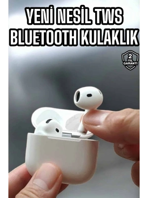® Kaliteli Ucuz İOS ve Android Uyumlu TWS Bluetooth Kulaklık ANC Özelliği