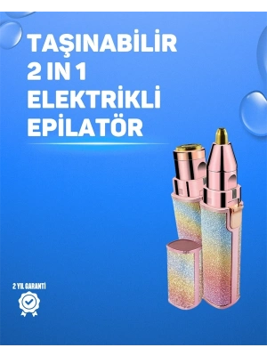 ® Kaş ve Yüz Epilation Aleti – Kolay Kullanımlı, Portatif Shaver USB Şarjlı