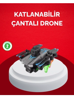 Katlanabilir Drone 1080P Kamera 0-100m Uçuş Mesafeli