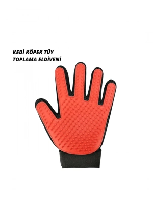 ® Kedi ve Köpek Tüy Toplama Masaj Eldiveni