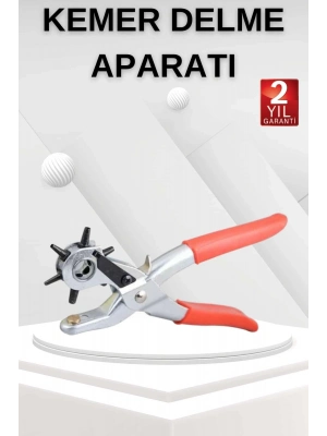 ® Kemer Delme Makinesi Aleti Kemer Delme Pensi Kumaş Kemer Ayakkabı Deri