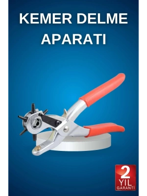 ® Kemer Delme Pensesi Deri Delici Pensi Zımba 6 Farklı Boyutta