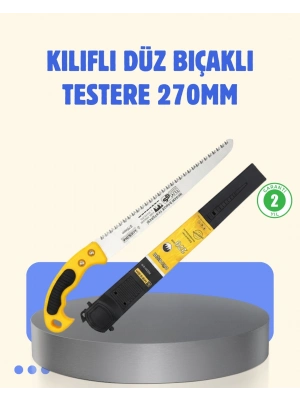 ® Kılıflı Budama Bahçe Testeresi 270 mm Düz Bıçaklı