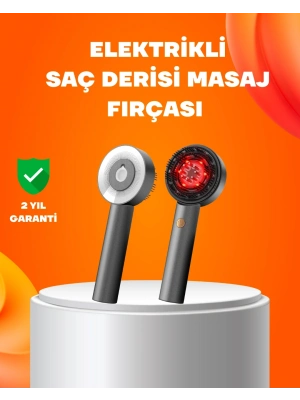 ® Kırmızı Işık Terapi Saç Derisi Masaj Tarağı 3 Modlu Yağ Hazneli