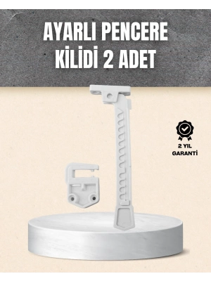 ® Kolay Montajlı Pencere Açılma Sınırlayıcı 2’li Set