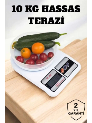 ® Kompakt Tasarım ve Tek Tuşla Sıfırlama Özelliğiyle Kullanımı Kolay Mutfak Tartısı