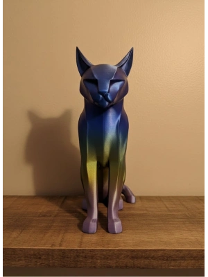 ® Koyu Rainbow Kedi Biblo Modern Salon ve Raf Dekoru