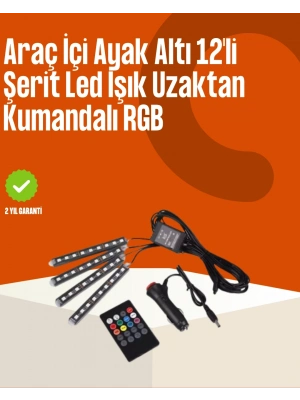 ® Kumandalı Araç LED Şerit Işıklar