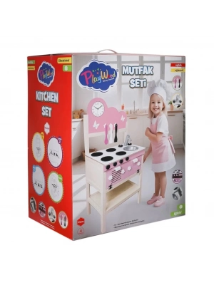 ® Kutuda Ahşap Mutfak Seti