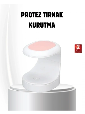 ® LED Mini Oje Kurutucu Taşınabilir Hızlı Kuruma Cihazı 3 LED Işıklı