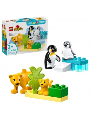 ® LED10442   Duplo Penguen ve Aslanlar