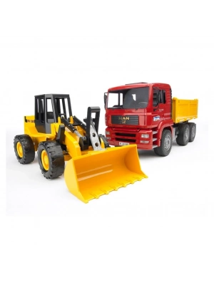 Man Damperli Kamyon Ve Fr 130 Kepçe